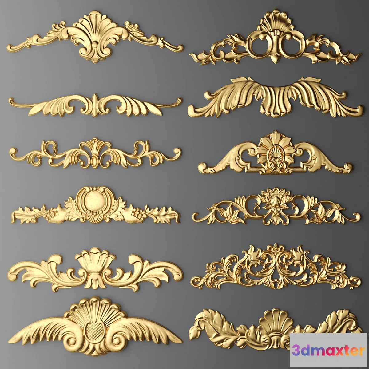 808678 - Set stucco decoration - No.16