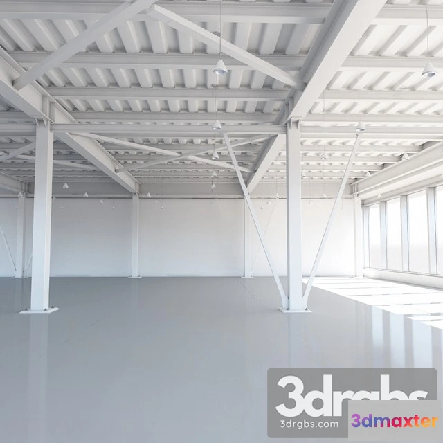 921484 - Beam System Metal Ceiling With Columns