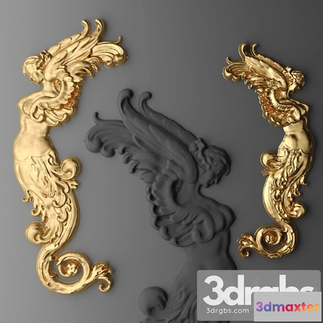 921588 - Decor Stucco Lukhuri Golden Decor