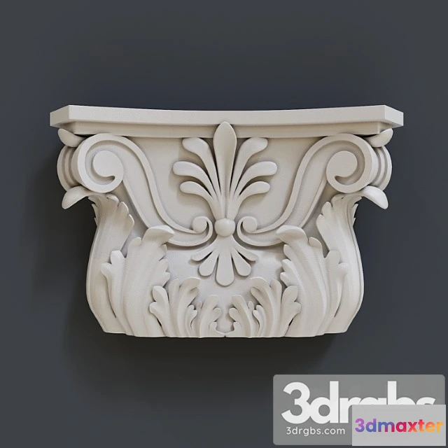 921632 - Decorative plaster Bracket 002