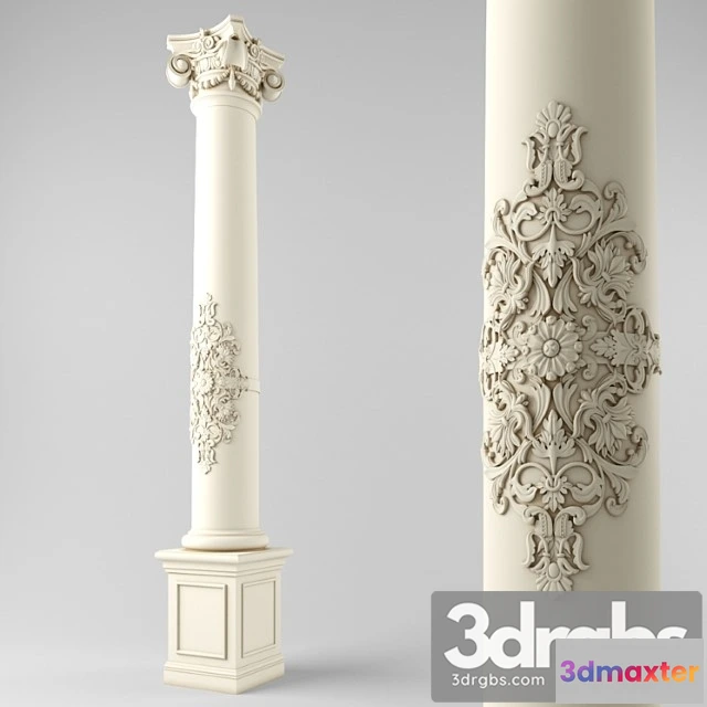 921656 - Decorative plaster Classic column