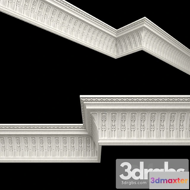 921684 - Decorative plaster Crown Molding 08