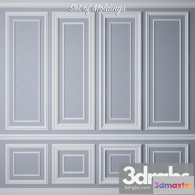 921774 - Decorative plaster Set of moldings