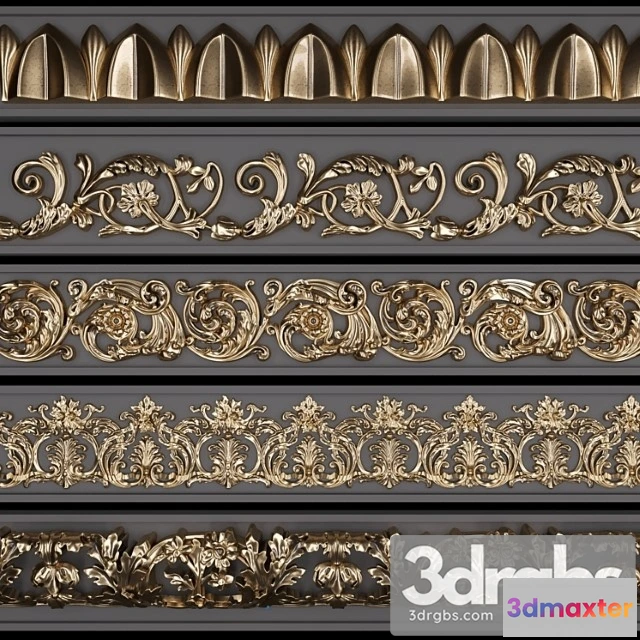 921800 - Decorative plaster Trim ornament 30