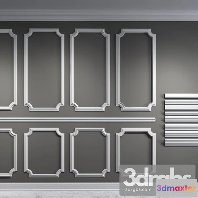 921832 - Decorative Plaster Wall Set 04