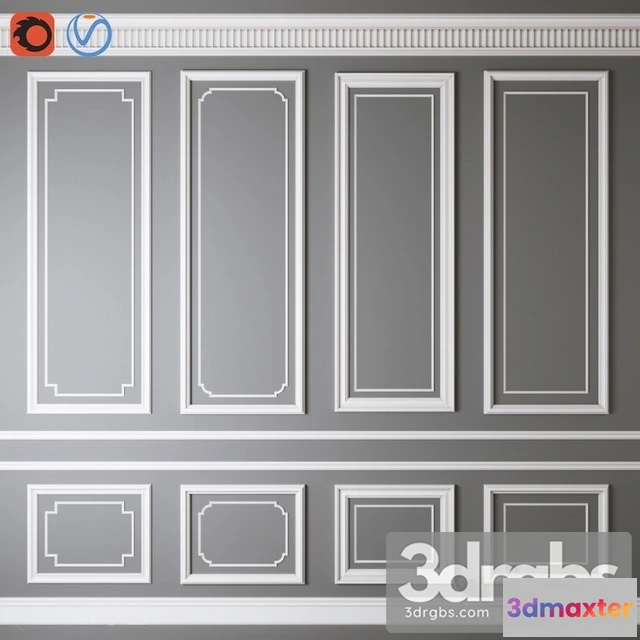 921838 - Decorative Plaster Wall Set