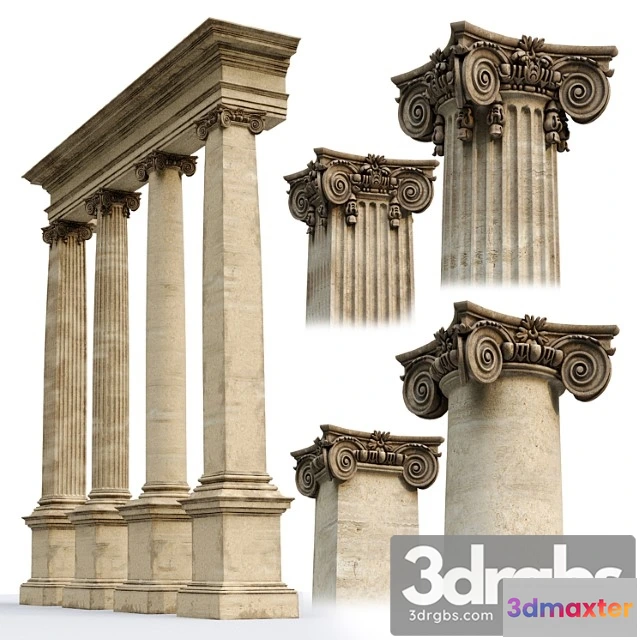 921978 - Ionic Order Scamozzi Column