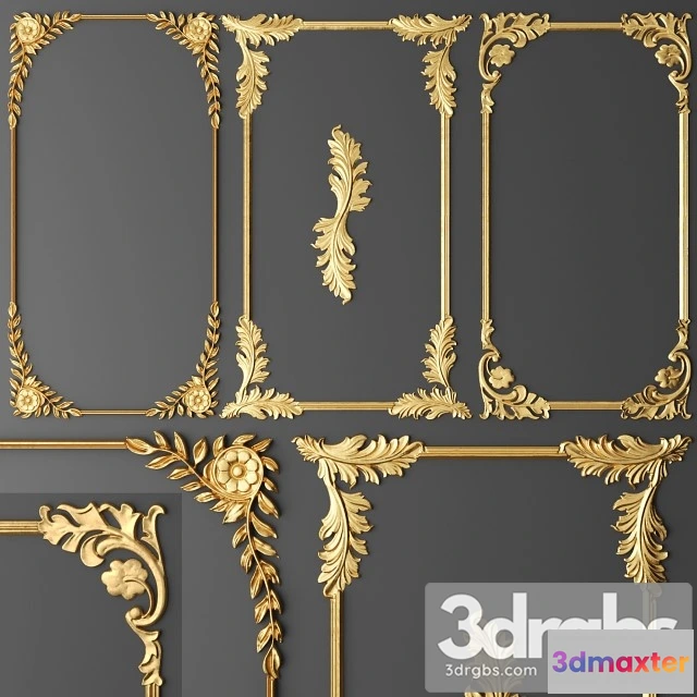 922172 - Stucco Decor Gold Luxury
