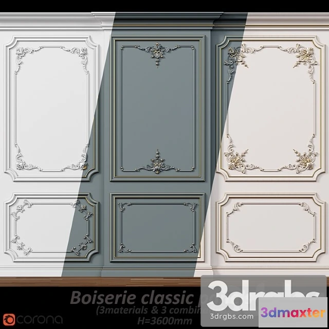 922226 - Wall Molding 5 Boiserie Classic Panels
