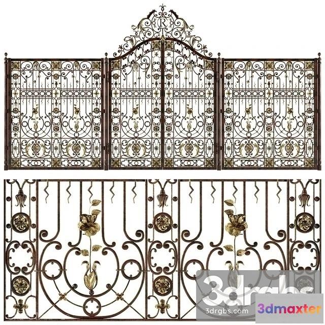 922258 - Wrought Iron Gates
