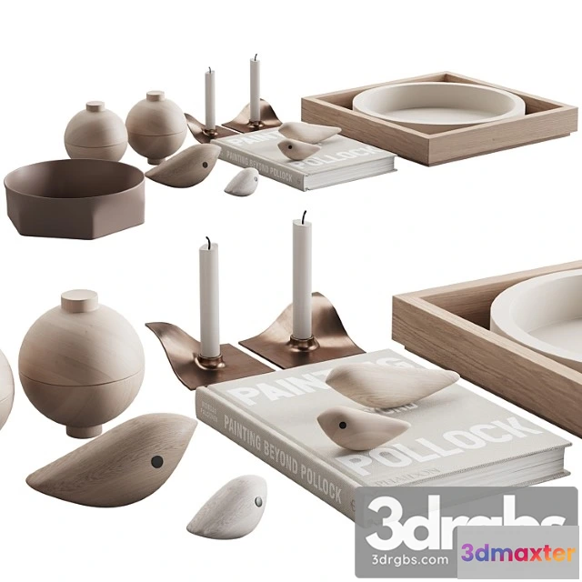 1018770 - 077 living decor set neutral birds 00