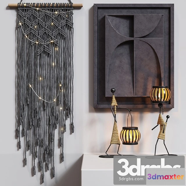 1018816 - Black macrame