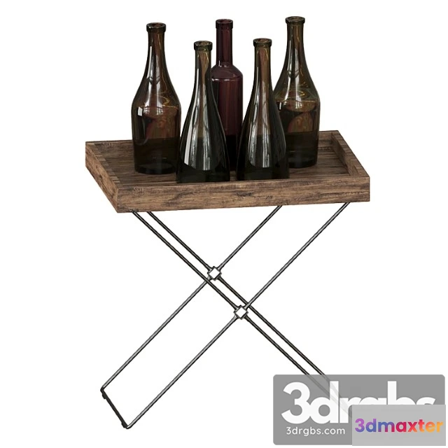 1018824 - Bottle set with table