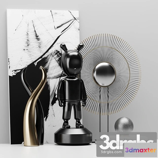 1019060 - Decor set black 01