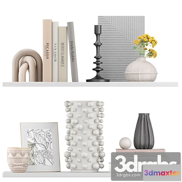 1019118 - Decorative bookshelf set