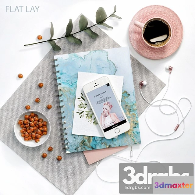 1019138 - Decorative flat lay set