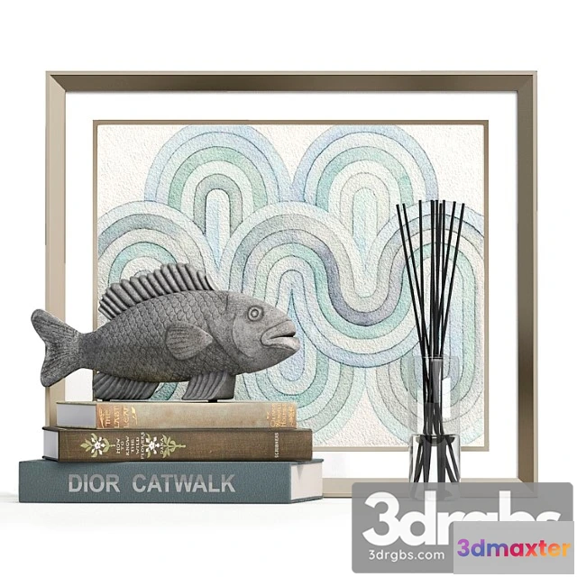 1019466 - Decorative set 6 fish