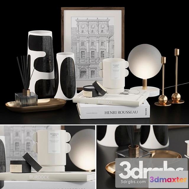 1019526 - Decorative set h&m with franca nyc vases