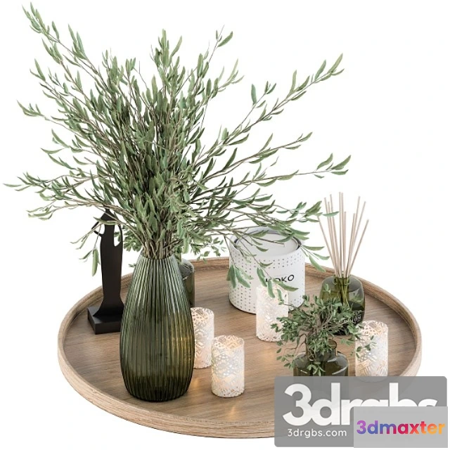 1019540 - Decorative set in tray - set 49