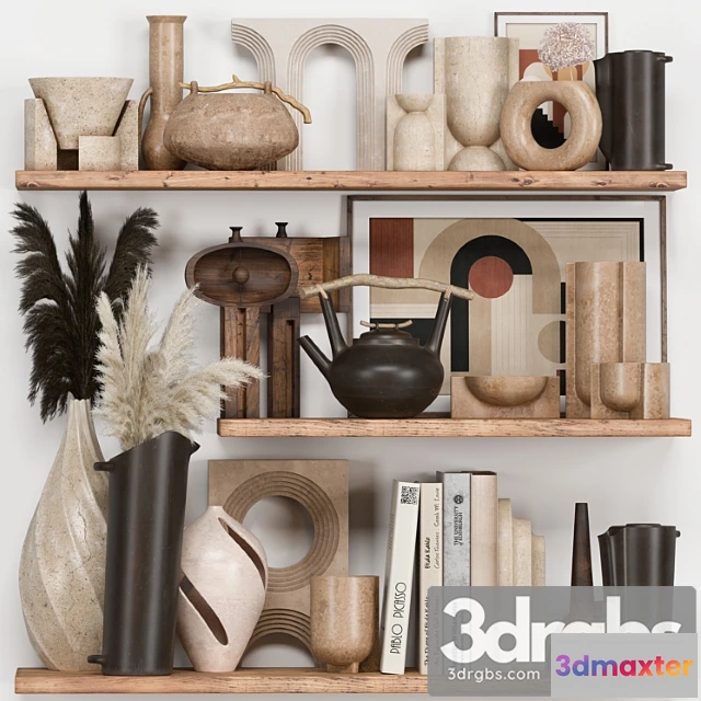 1019556 - Decorative set rustic style 08