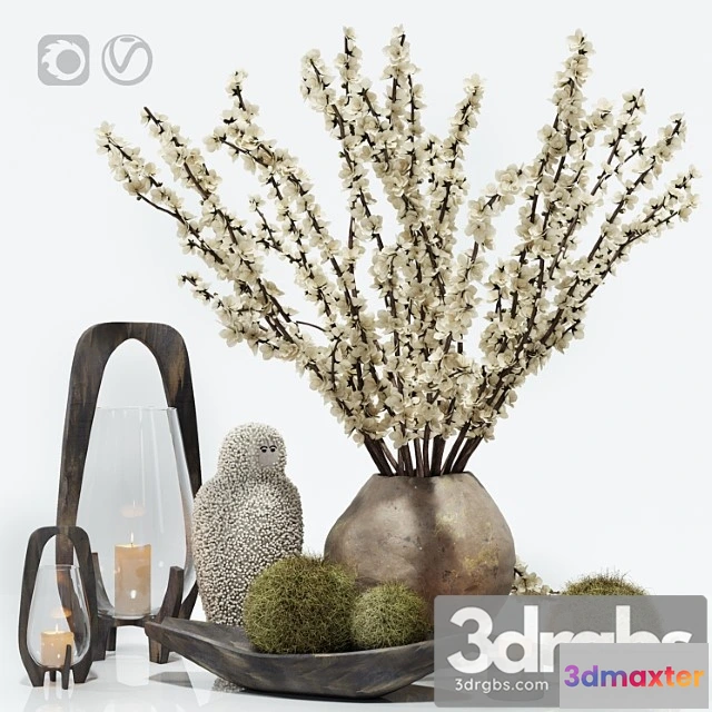 1019572 - Decorative set with a ceramic beast