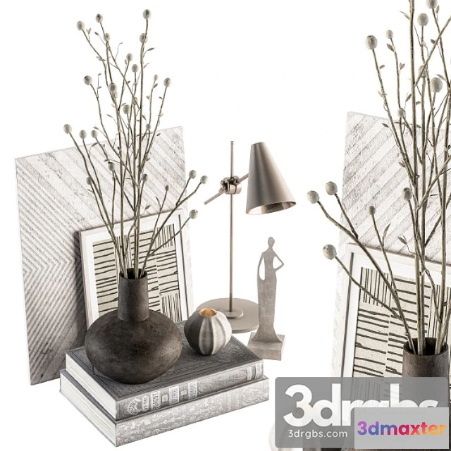 1019620 - Decorative set with papavet - set 55