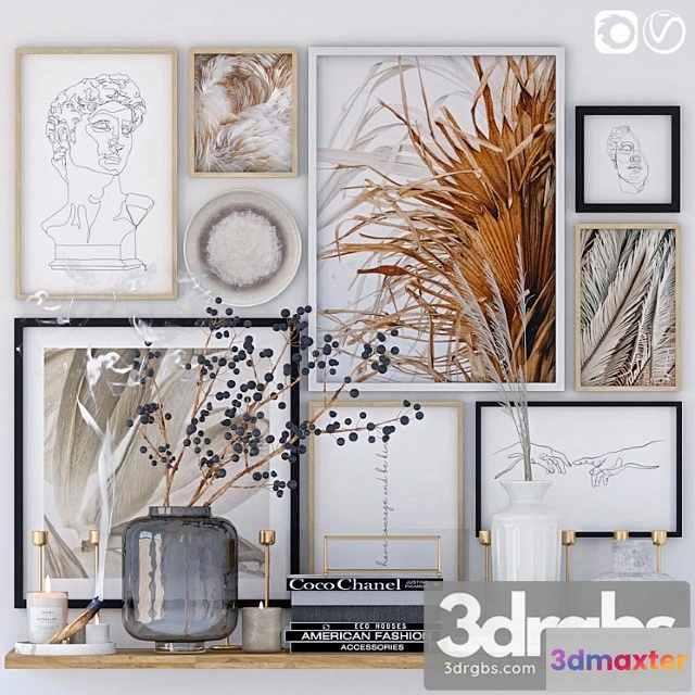 1019622 - Decorative set with posters 3