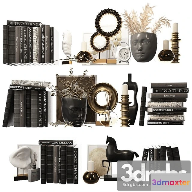 1019726 - Decorative shelf filling set 6