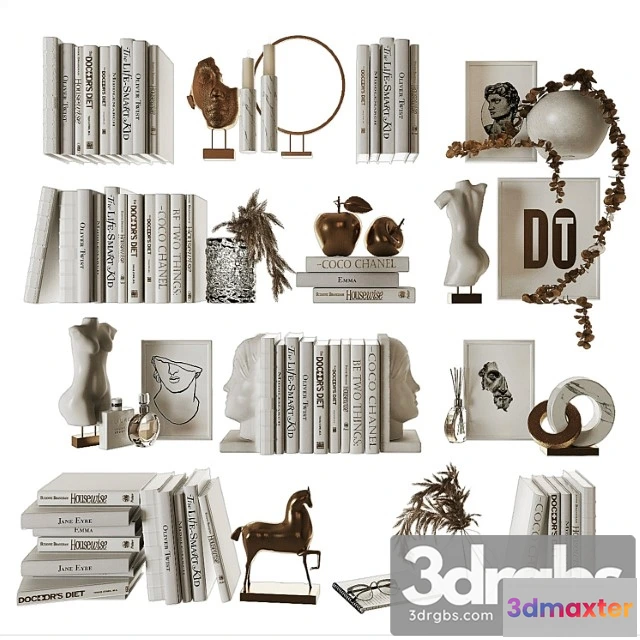 1019728 - Decorative shelf filling set 9