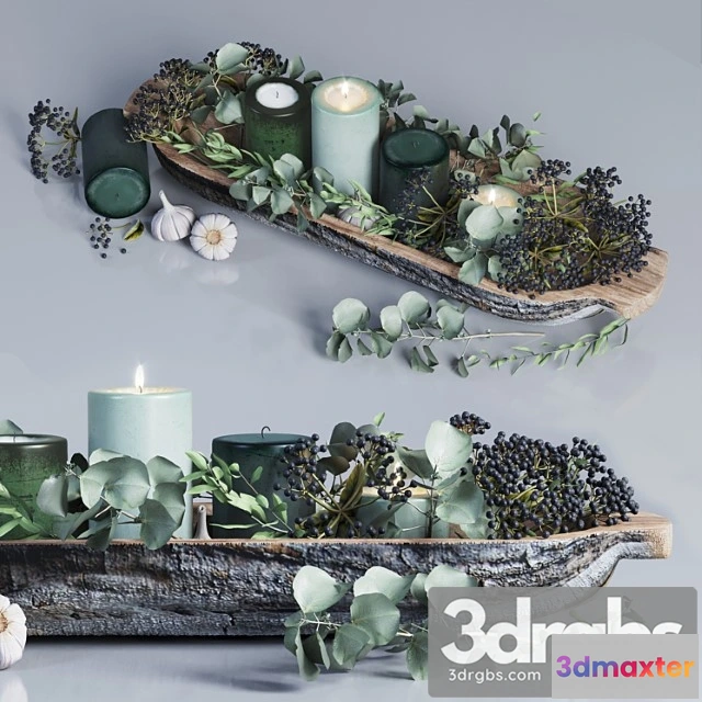 1019732 - Decorative vase with candles