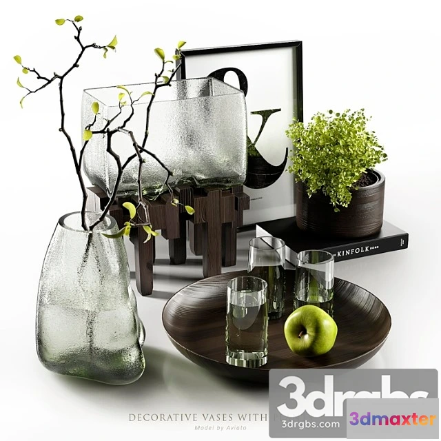 1019734 - Decorative vases with plants