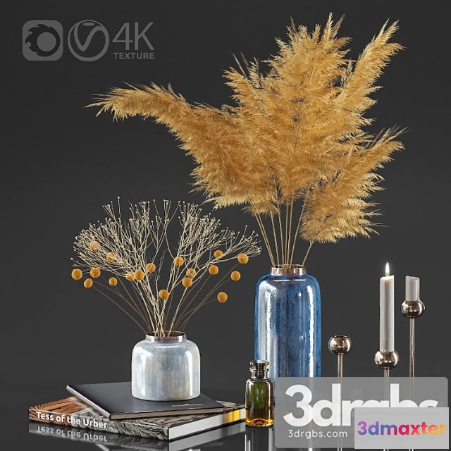 1019746 - Dry plant decor set