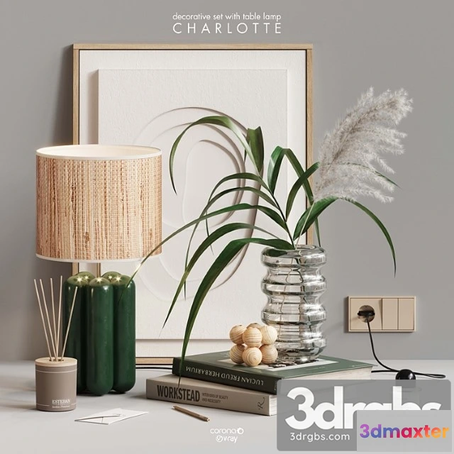 1019768 - Green decor set