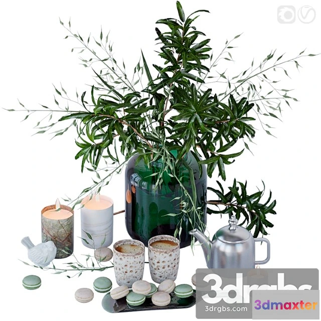 1019782 - Kitchen set with mango branches 2