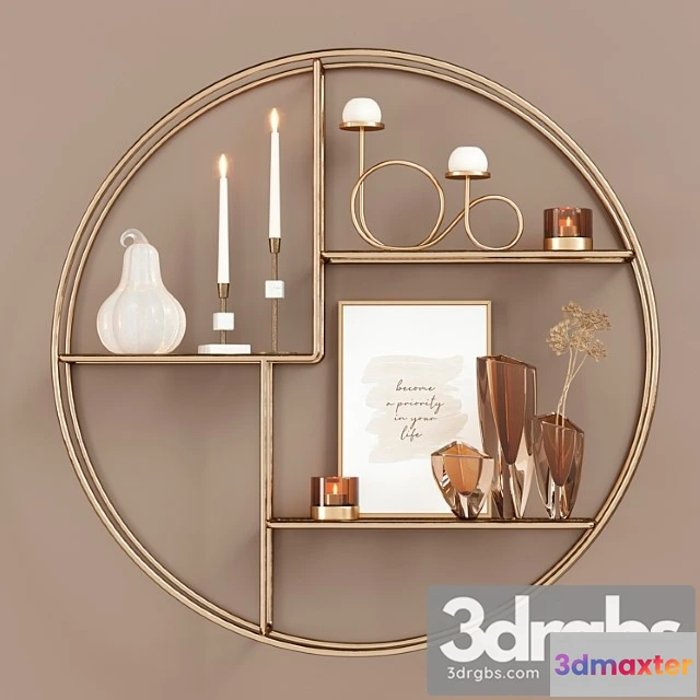 1019870 - Salvage wire shelf gold