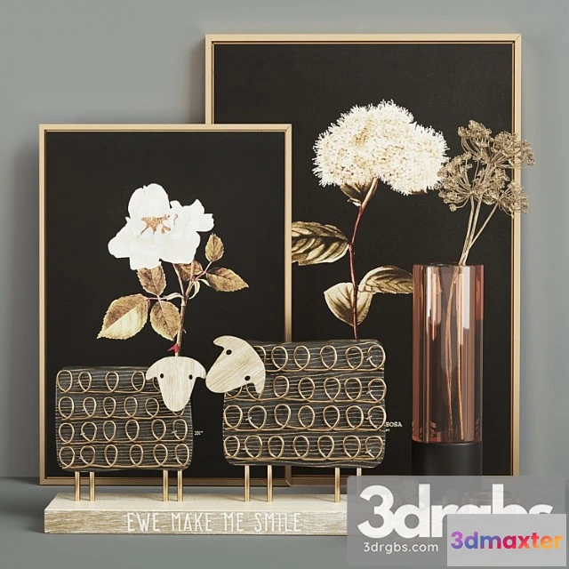 1019902 - Sheeps decor set 01