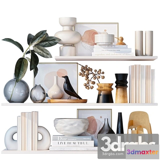 1019916 - Shelves with decor_1