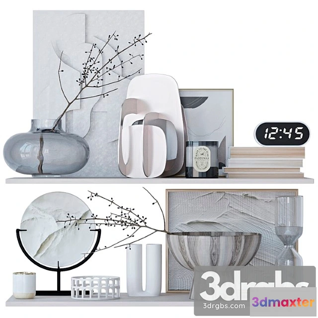 1019918 - Shelves with decor_2 - No.2