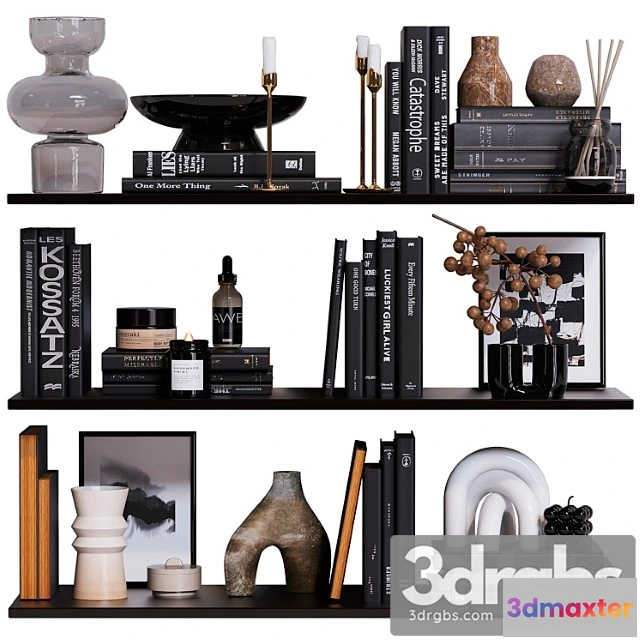 1019920 - Shelves with decor1