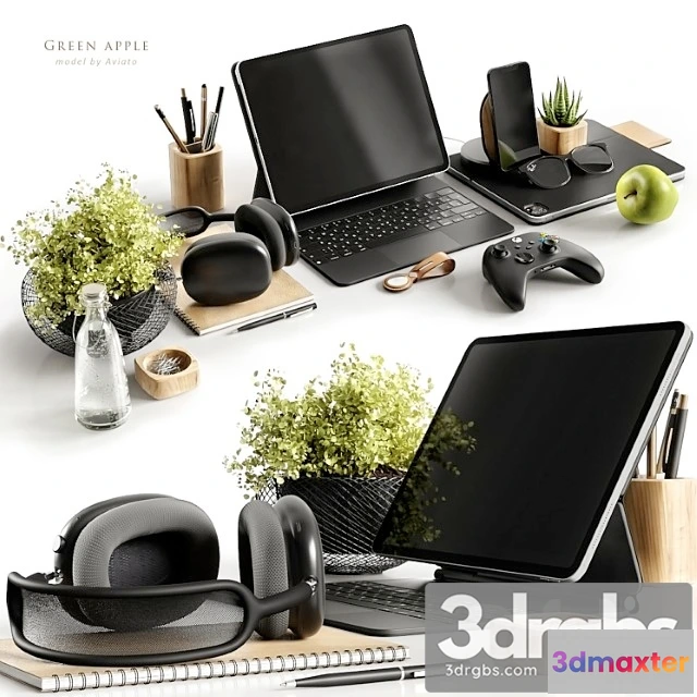 1019958 - Workspace green apple