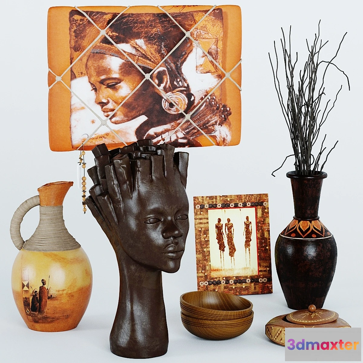 1273568 - Decorative set number 2 3D Max