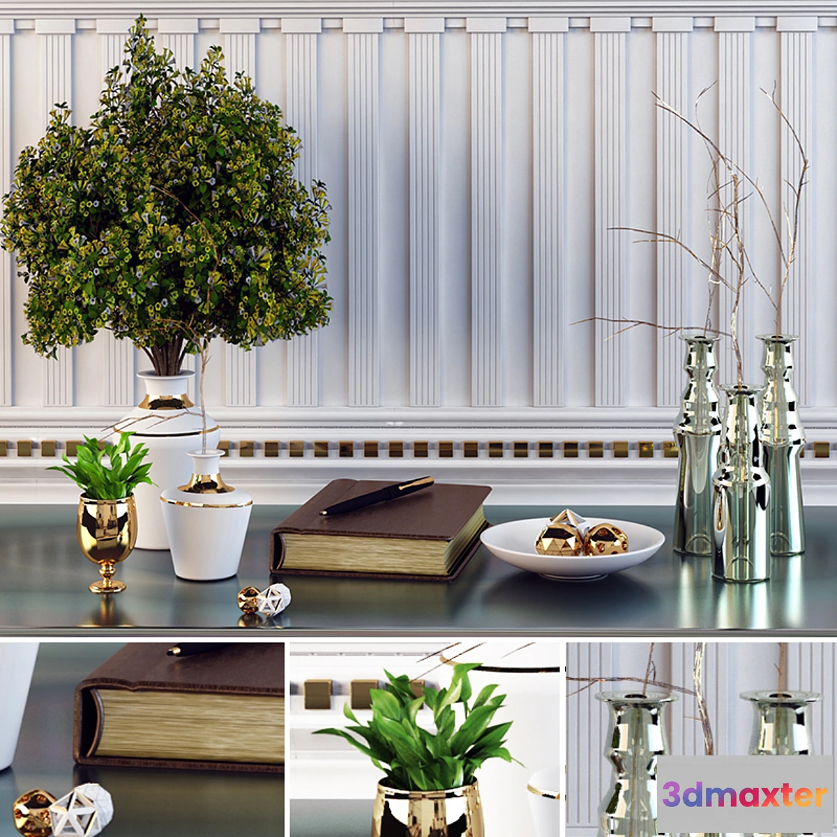 1275604 - Decoration Set 4 3D Max