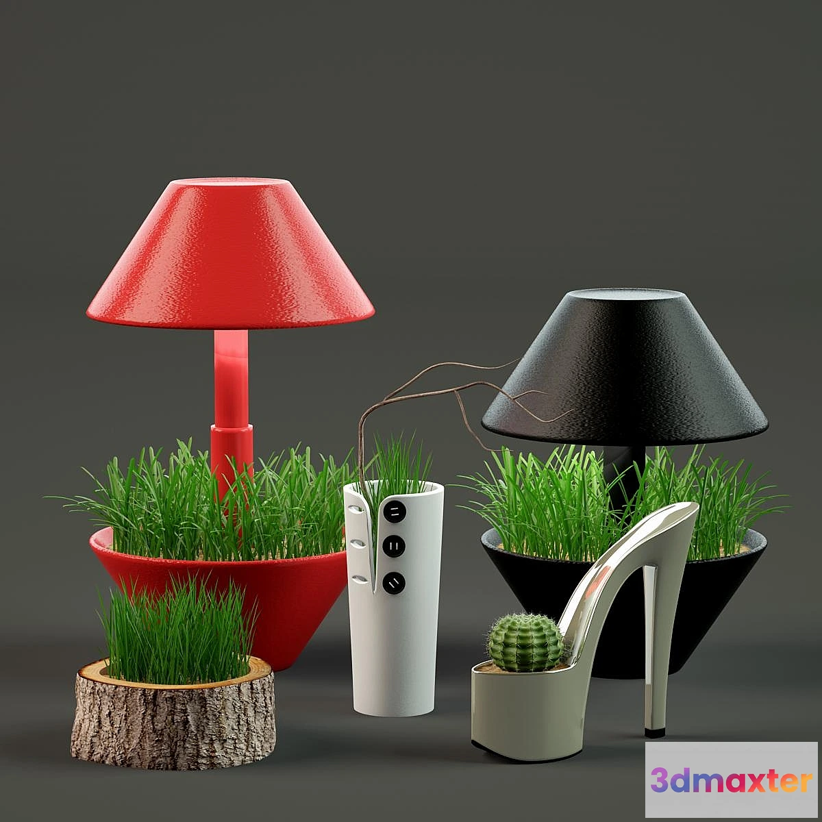 1278822 - Pots 3D Max