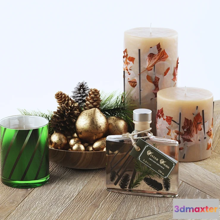 1283020 - Homescent Collection - Winter Woods - No.2 3D Max