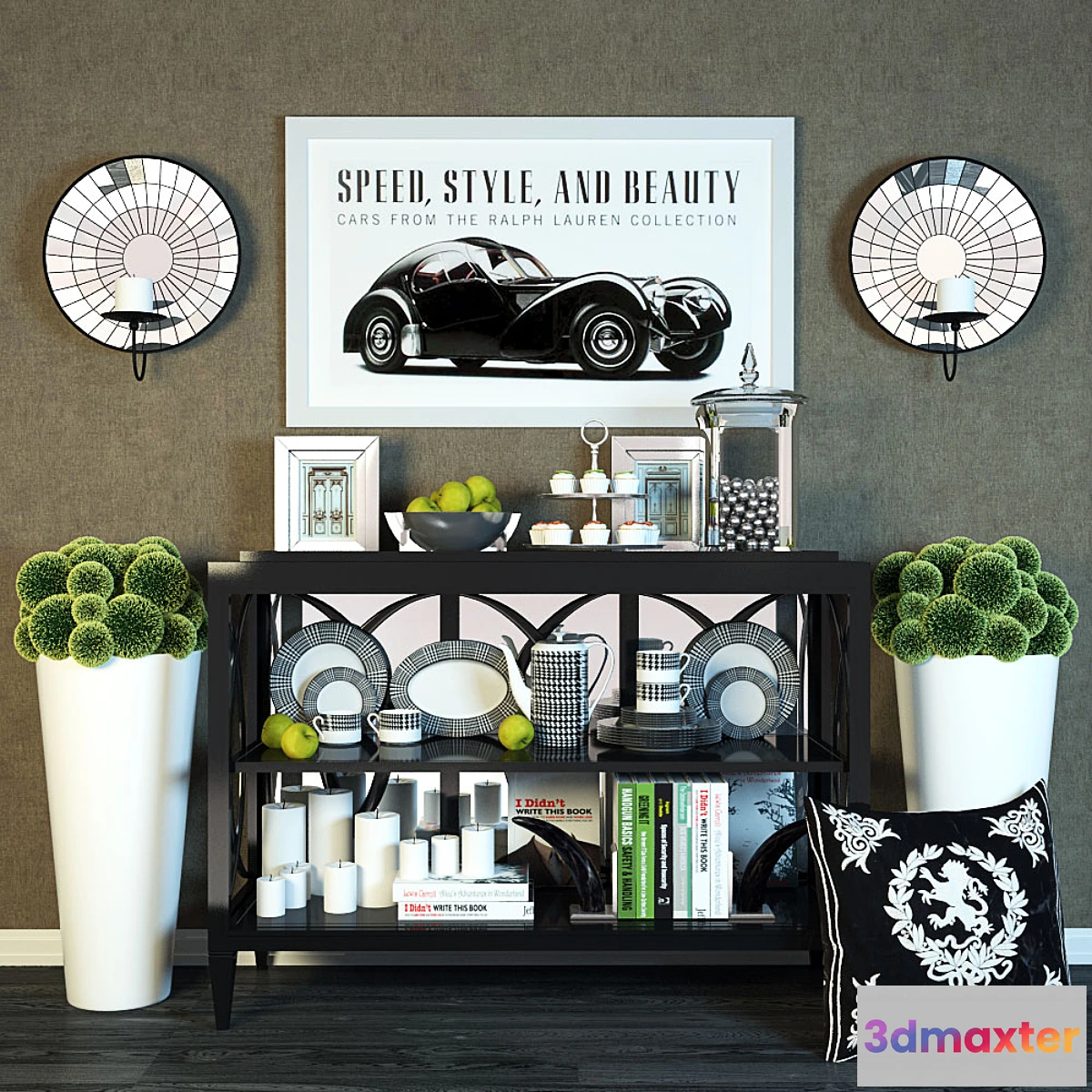 1284376 - Decor and console Eichholtz 3D Max