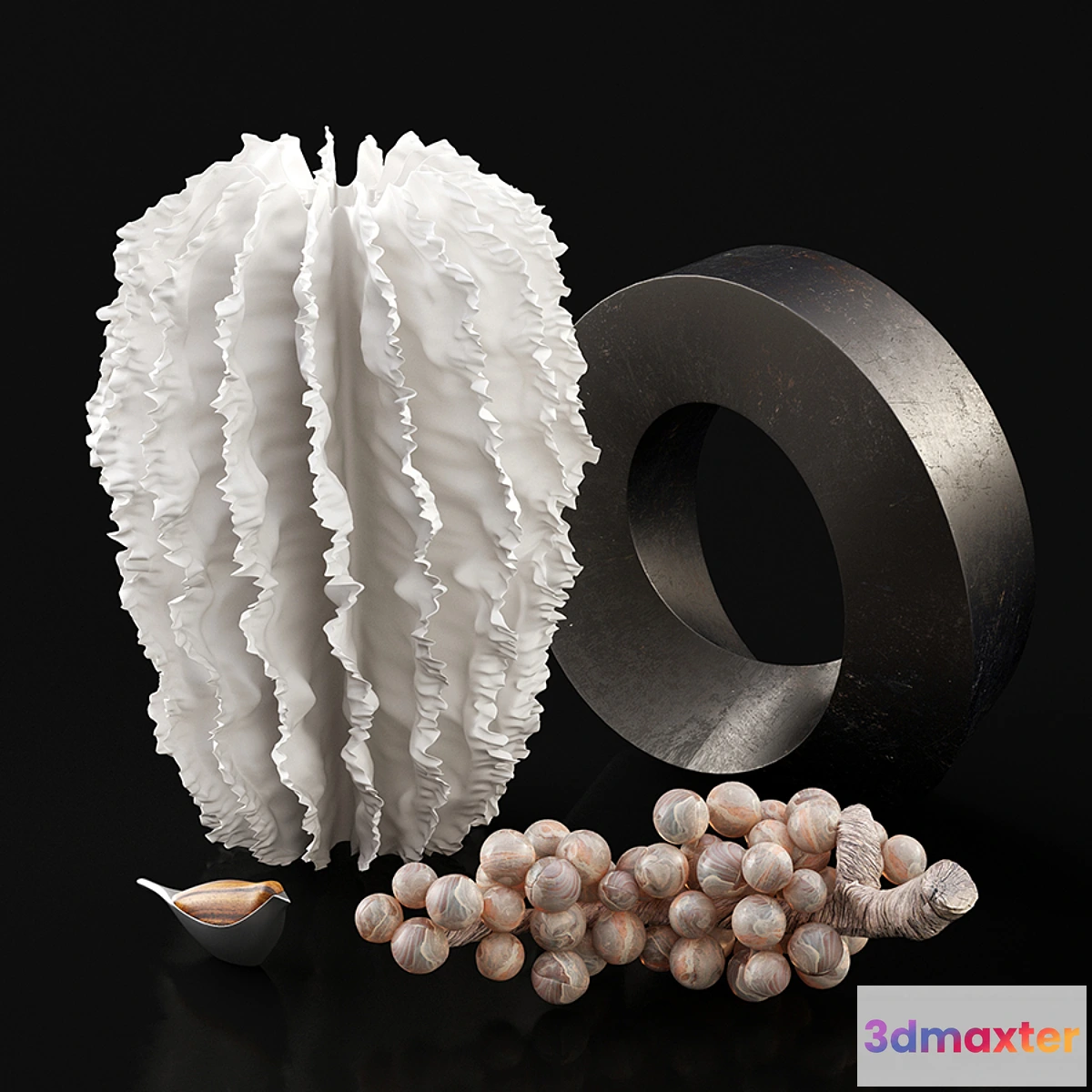 1285994 - Set of decors and sculpures 3D Max