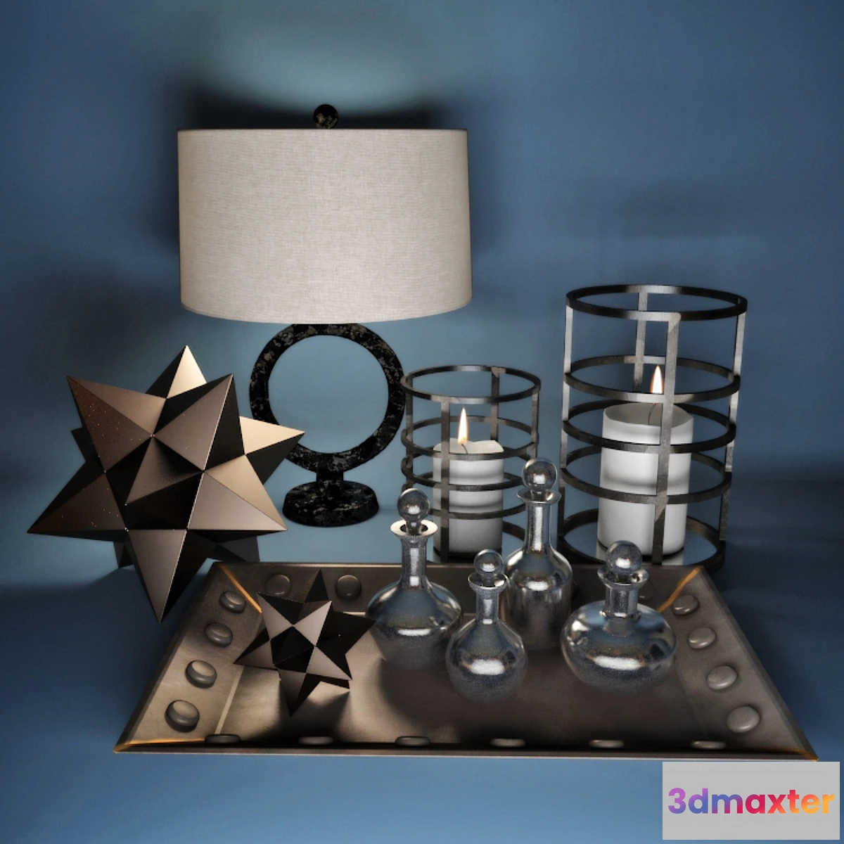 1286710 - Arteriors decoration set 2 3D Max