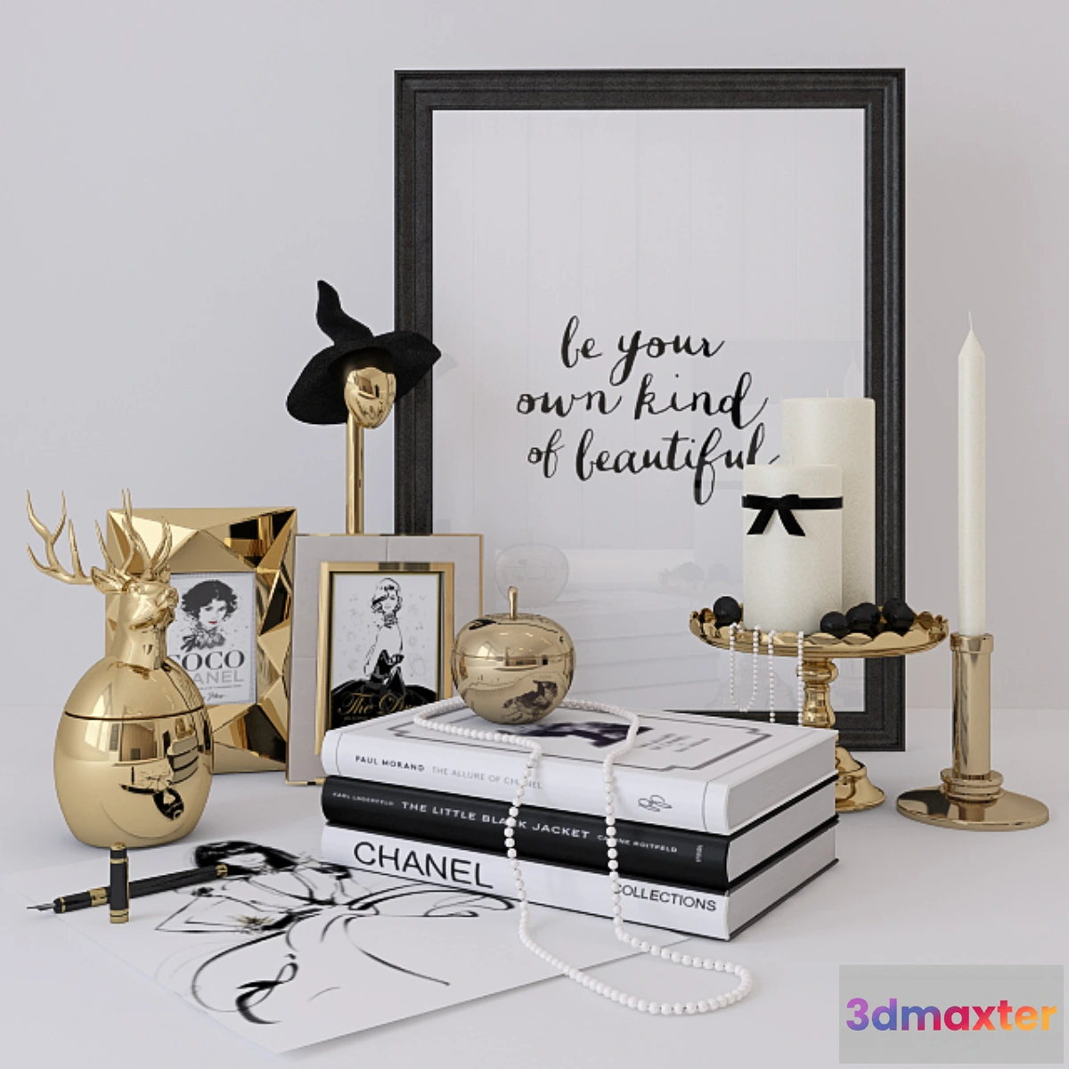 1286766 - Gold set 3D Max