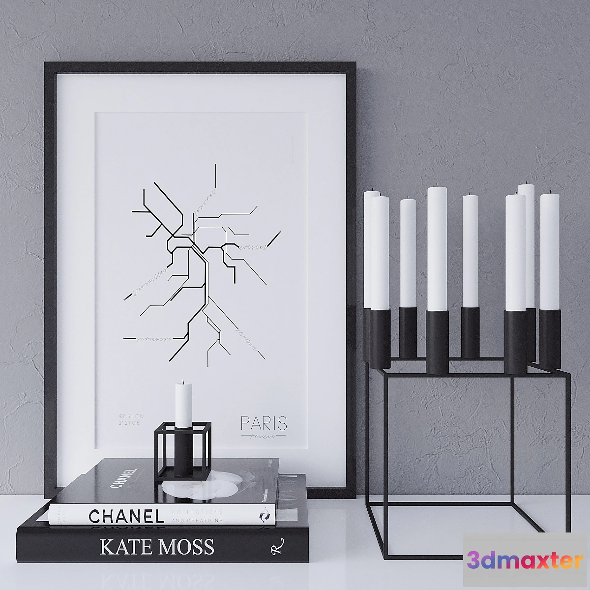 1288884 - Home decor PARIS 3D Max