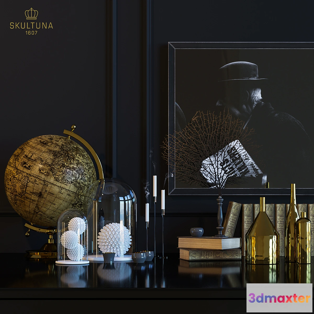 1289538 - Decor set “Skultuna” 3D Max